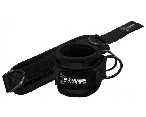 Манжети на щиколотку Power System PS-3460 Ankle Strap Gym Guy Black