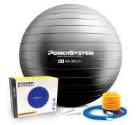 М'яч для фітнесу (фітбол) Power System PS-4012 Ø65 cm PRO Gymball Black