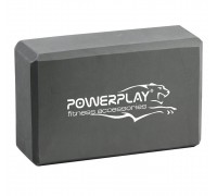 Блок для йоги PowerPlay 4006 Yoga Brick Сірий Блок для йоги PowerPlay 4006 Yoga Brick Сірий