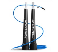 Скакалка швидкісна PowerPlay 4202 Ultra Speed Rope Синя (2,9m.)