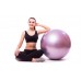 М'яч для фітнесу (фітбол) PowerPlay 4001 Ø65 cm Gymball  Ліловий + помпа