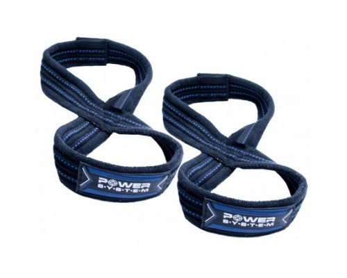 Лямки для тяги (вісмірка) Power System PS-3405 Figure 8 Black/Blue L/XL