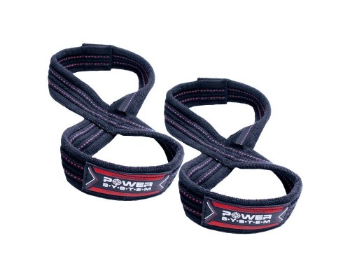 Лямки для тяги (вісмірка) Power System PS-3405 Figure 8 Black/Red L/XL