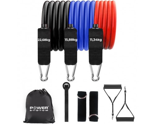 Набір трубчастих еспандерів Power System PS-4098 Ultimate Set Expander 3шт.