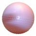М'яч для фітнесу (фітбол) напівмасажний PowerPlay 4003 Ø65 cm Gymball  Ліловий + помпа