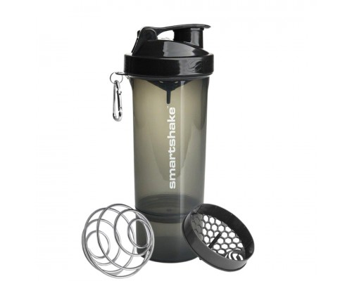 Шейкер спортивний SmartShake Slim 500ml Black