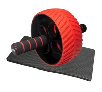Колесо для преса Power System PS-4107 Full Grip AB Red + килимок Red/Black