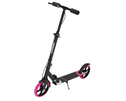 Самокат із ручним тормозом Razzo CITY 200 мм. алюмінієвий HUL1-200 Black/Pink