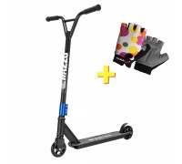 Трюковий самокат Razzo GO CITY 100 мм. алюмінієвий HST1-100 Black/Blue