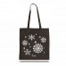 Екошопер BookOpt BK4041 Сніжинки чорний
