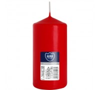 Свічка столова циліндр Bispol sw60/120-030 Червонй Свічка столова циліндр Bispol sw60/120-030 Червонй