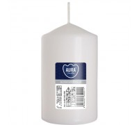 Свічка столова циліндр Bispol sw60/100-090 Білий Свічка столова циліндр Bispol sw60/100-090 Білий