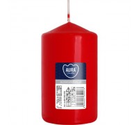 Свічка столова циліндр Bispol sw60/100-030 Червоний Свічка столова циліндр Bispol sw60/100-030 Червоний