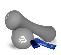 Гантель неопренова PowerPlay 4126 Spartacus 2*5 кг. Сіріі (2шт.) Гантель неопренова PowerPlay 4126 Spartacus 2*5 кг. Сіріі (2шт.)