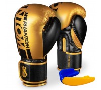 Боксерські рукавиці Phantom APEX Elastic Gold 10 унцій (капа в подарунок)
