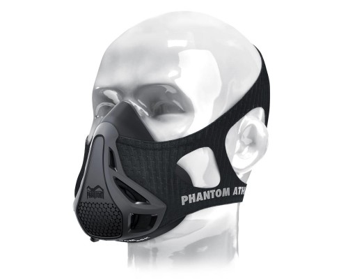Маска для тренування дихання Phantom Training Mask Black L