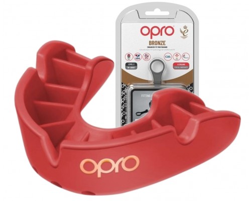 Капа OPRO Bronze доросла (вік 11+) Red (art.102500002)