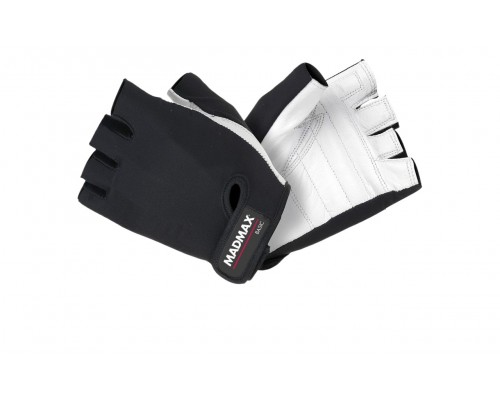 Рукавички для фітнесу MadMax MFG-250 Basic White S