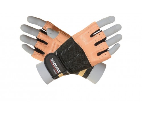 Рукавички для фітнесу MadMax MFG-248 Clasic Brown L
