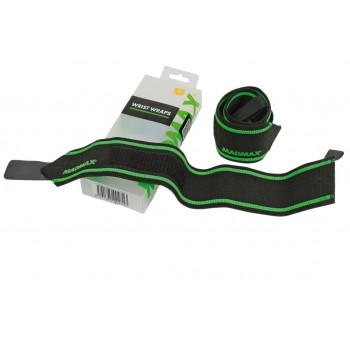 Кистьові бинти MadMax MFA-298 Wrist Wraps 18" Black/Green  (пара)