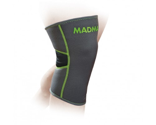 Наколінник MadMax MFA-294 Zahoprene Knee Support Dark Grey/Green (1шт.) L