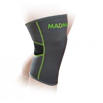 Наколінник MadMax MFA-294 Zahoprene Knee Support Dark Grey/Green (1шт.) M Наколінник MadMax MFA-294 Zahoprene Knee Support Dark Grey/Green (1шт.) M