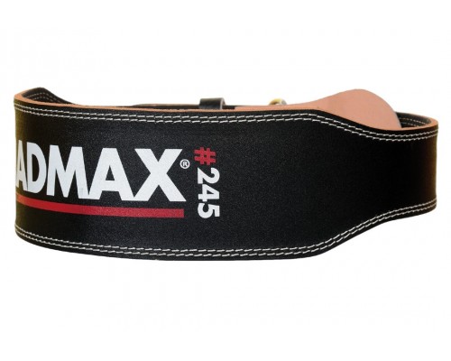 Пояс для важкої атлетики MadMax MFB-245 Full leather шкіряний Black XXL