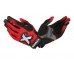 Рукавички для фітнесу MadMax MXG-101 X Gloves Black/Grey/Red M