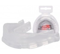 Капа боксерська PowerPlay 3306 JR дитяча (вік до 10) прозора з смаком м'яти