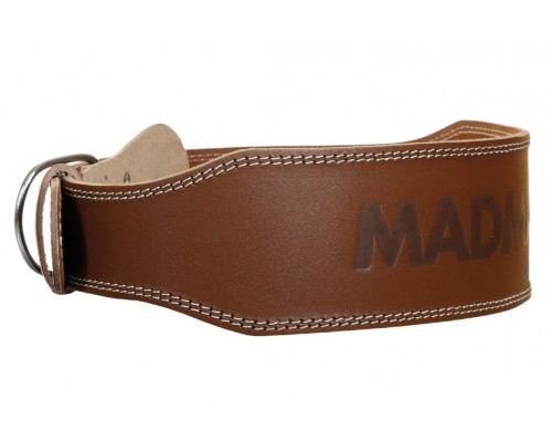 Пояс для важкої атлетики MadMax MFB-246 Full leather шкіряний Chocolate brown S