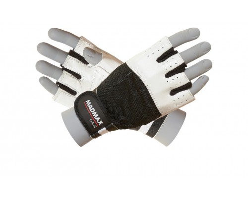 Рукавички для фітнесу MadMax MFG-248 Clasic White XXL