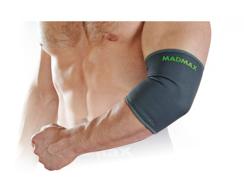 Налокітник MadMax MFA-293 Zahoprene Elbow Support Dark Grey/Green (1шт.) S