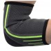 Компресійний налокітник MadMax MFA-283 3D Compressive elbow support Dark grey/Neon green S