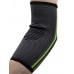 Компресійний налокітник MadMax MFA-283 3D Compressive elbow support Dark grey/Neon green S