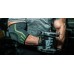 Компресійний налокітник MadMax MFA-283 3D Compressive elbow support Dark grey/Neon green S