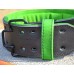 Пояс для важкої атлетики MadMax MFB-302 Quick Release Belt  шкіряний Black/Green XL