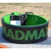 Пояс для важкої атлетики MadMax MFB-302 Quick Release Belt  шкіряний Black/Green XXL