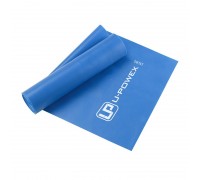 Стрічка-еспандер для фітнесу та реабілітації U-POWEX Fitness band 0.4мм. (6.8 кг) Blue
