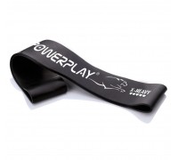 Резинка для фітнесу (стрічка-еспандер) PowerPlay 4113 Mini Power Band 1,2мм. Чорна (опір 15-20 кг) Резинка для фітнесу (стрічка-еспандер) PowerPlay 4113 Mini Power Band 1,2мм. Чорна (опір 15-20 кг)