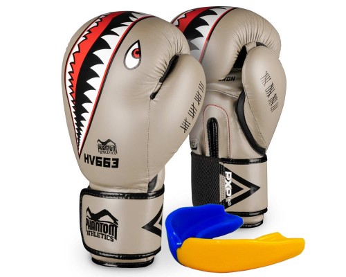Боксерські рукавиці Phantom Fight Squad Sand 14 унцій (капа в подарунок)