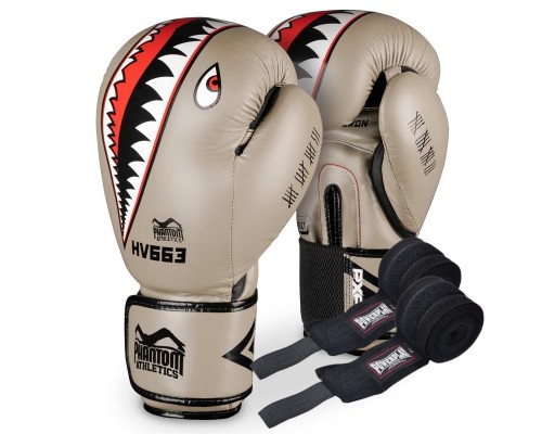 Боксерські рукавиці Phantom Fight Squad Sand 10 унцій (Бинти 4м. в подарунок)