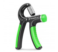 Еспандер кистьовий PowerPlay PP-4323 з регульованим навантаженням 10-40 кг. Strength Grip Чорно-зелений Еспандер кистьовий PowerPlay PP-4323 з регульованим навантаженням 10-40 кг. Strength Grip Чорно-зелений