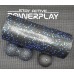 Набір для йоги PowerPlay PP_4008 EPP Foam Roller Set роллер + 2 масажні м'ячі Чорно-синій