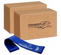 Блоки для йоги 2шт. PowerPlay PP_4006 з пробкового дерева Cork Yoga Block (пара) Блоки для йоги 2шт. PowerPlay PP_4006 з пробкового дерева Cork Yoga Block (пара)