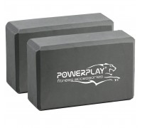 Блоки для йоги 2 шт. PowerPlay 4006 Yoga Brick EVA Сірі (пара) Блоки для йоги 2 шт. PowerPlay 4006 Yoga Brick EVA Сірі (пара)