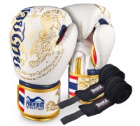 Боксерські рукавиці Phantom Muay Thai Gold Limited Edition 10 унцій (капа в подарунок) Боксерські рукавиці Phantom Muay Thai Gold Limited Edition 10 унцій (капа в подарунок)