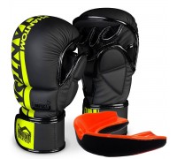 Рукавиці для ММА Phantom APEX Sparring NEON L/XL (капа в подарунок)