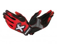 Рукавички для фітнесу MadMax MXG-101 X Gloves Black/Grey/Red S