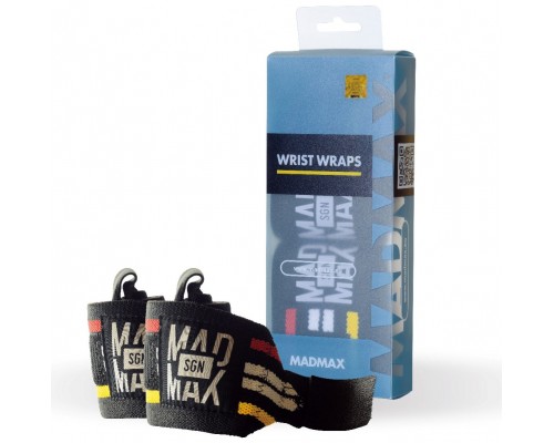 Кистьові бинти MadMax MFA-291 Wrist Wraps Black