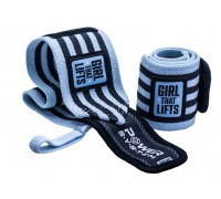 Бинти для зап'ясть (кистьові бинти) Power System PS-3510 Wrist Wraps GTL Blue Бинти для зап'ясть (кистьові бинти) Power System PS-3510 Wrist Wraps GTL Blue